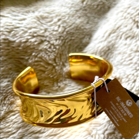 J. Crew Jewelry J Crew Nwt Goldplated Cuff Bangle A Very Bold Piece Very Trendy And Classic